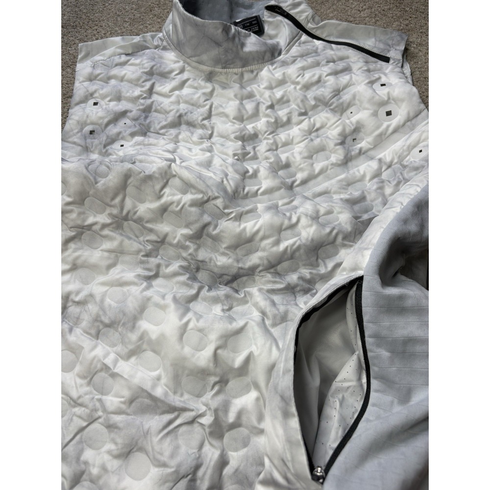 Nike Aeroloft Tech Pack Men's XXL 2XL Gray / White Running Vest Goose Down - Picture 5 of 8